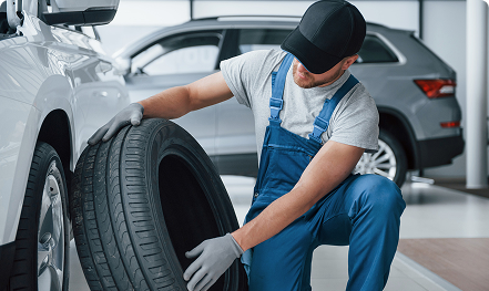 Tire pressure check/fill:
